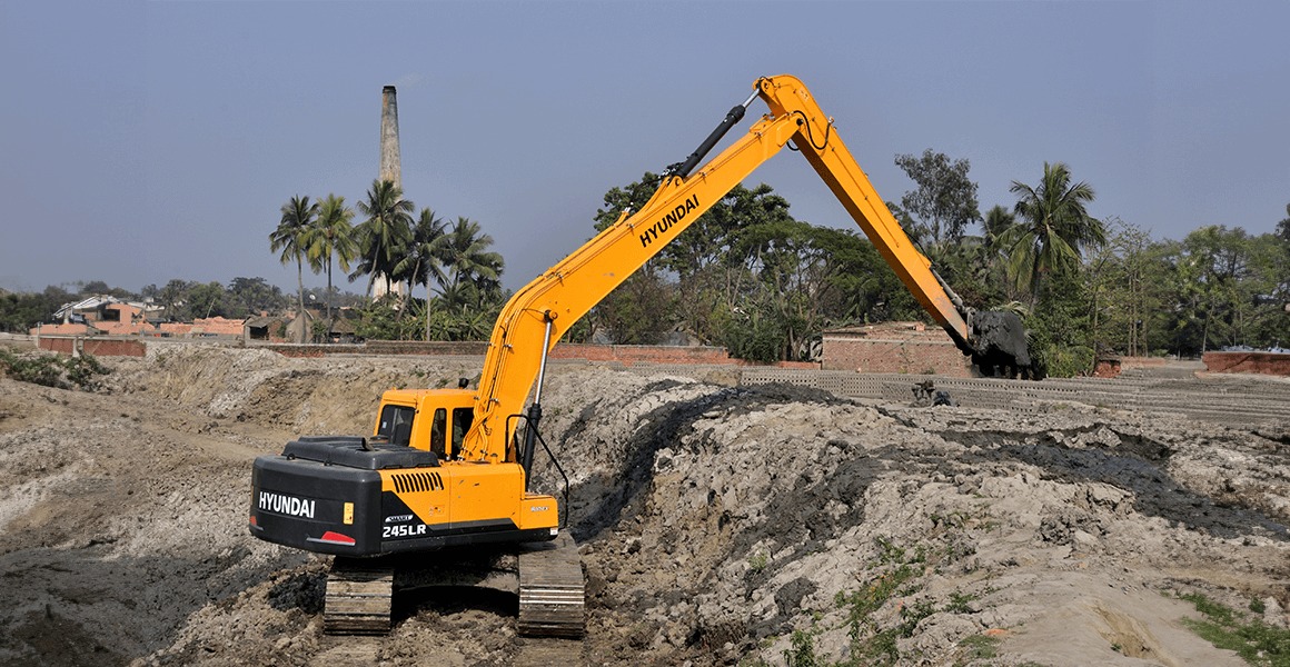 Long Boom Excavator